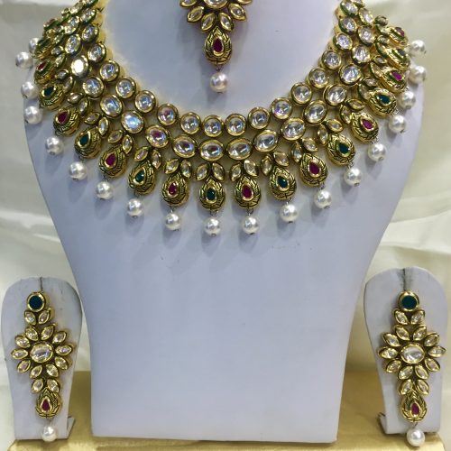 Kundan Bridal Sets – Bridal Jewellery set on rent Chennai