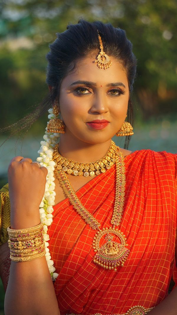 Elegant south indian bridal set